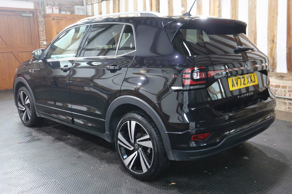 Volkswagen T-Cross 1.0 Tsi R-line Dsg Euro 6 S S Black #4