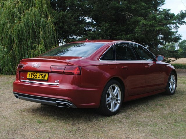 Audi A6 Saloon 2.0 Tdi Ultra S AV65ZSW Red #2