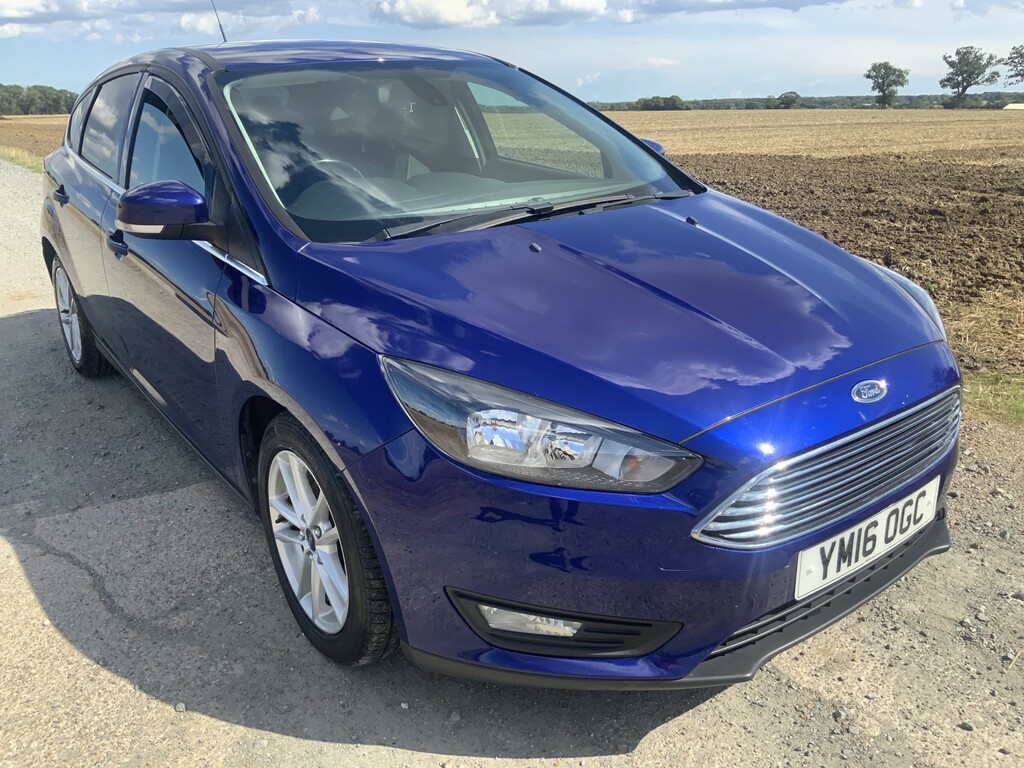 Ford Focus 1.0 T Ecoboost Zetec 2016 YM16OGC Blue #2