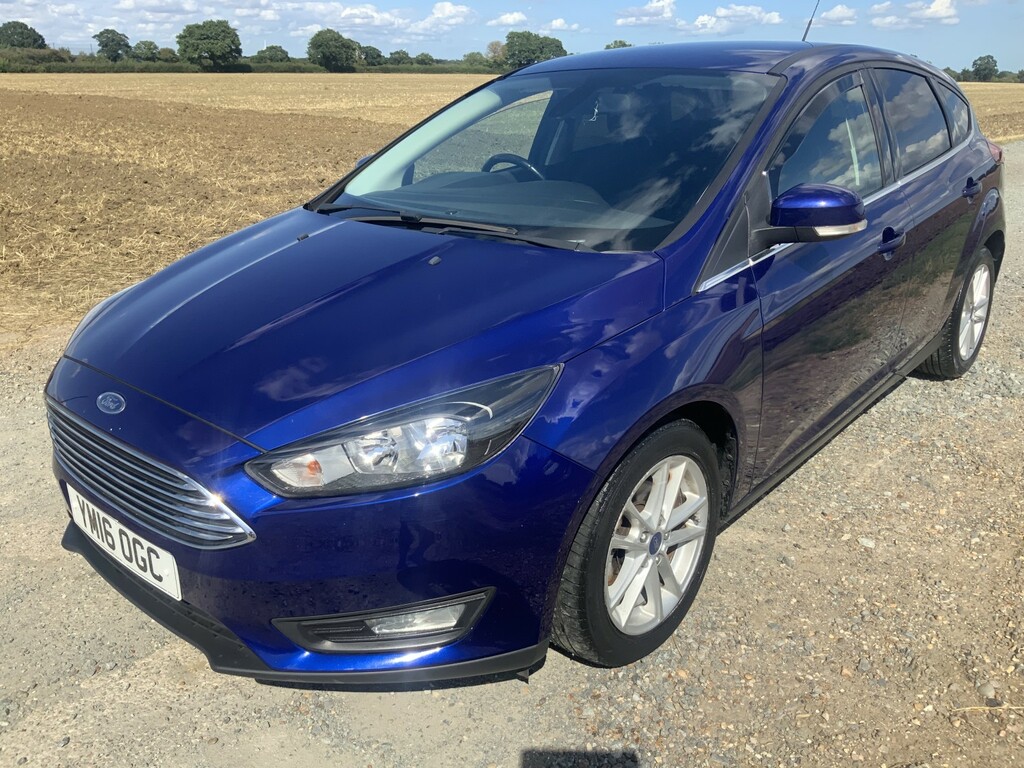 Ford Focus 1.0 T Ecoboost Zetec 2016 YM16OGC Blue #4