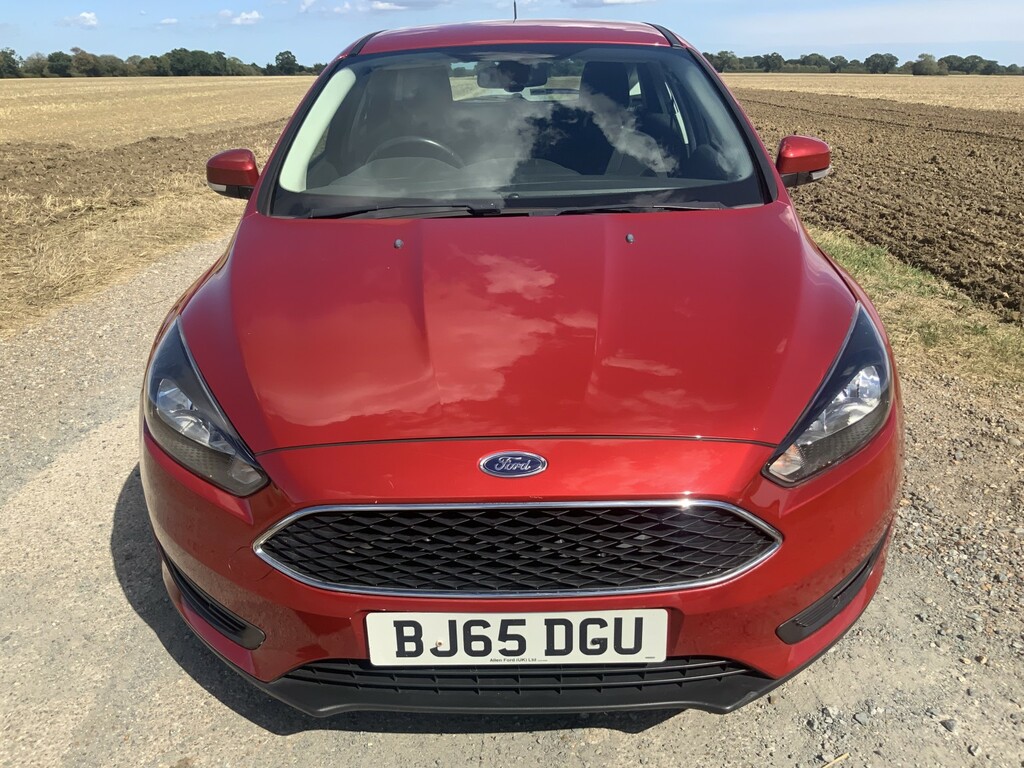 Ford Focus 1.0 T Ecoboost Zetec 2015 BJ65DGU Red #5