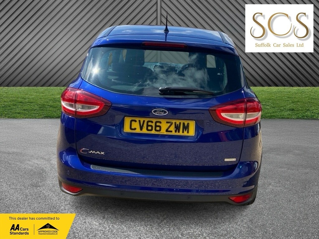 Ford C-Max Mpv 1.0 T Ecoboost Titanium 201666 CV66ZWM Blue #6