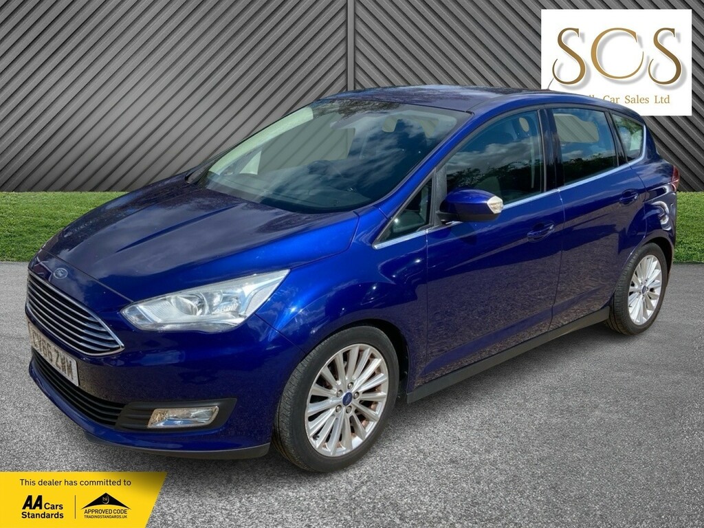 Ford C-Max Mpv 1.0 T Ecoboost Titanium 201666 CV66ZWM Blue #3