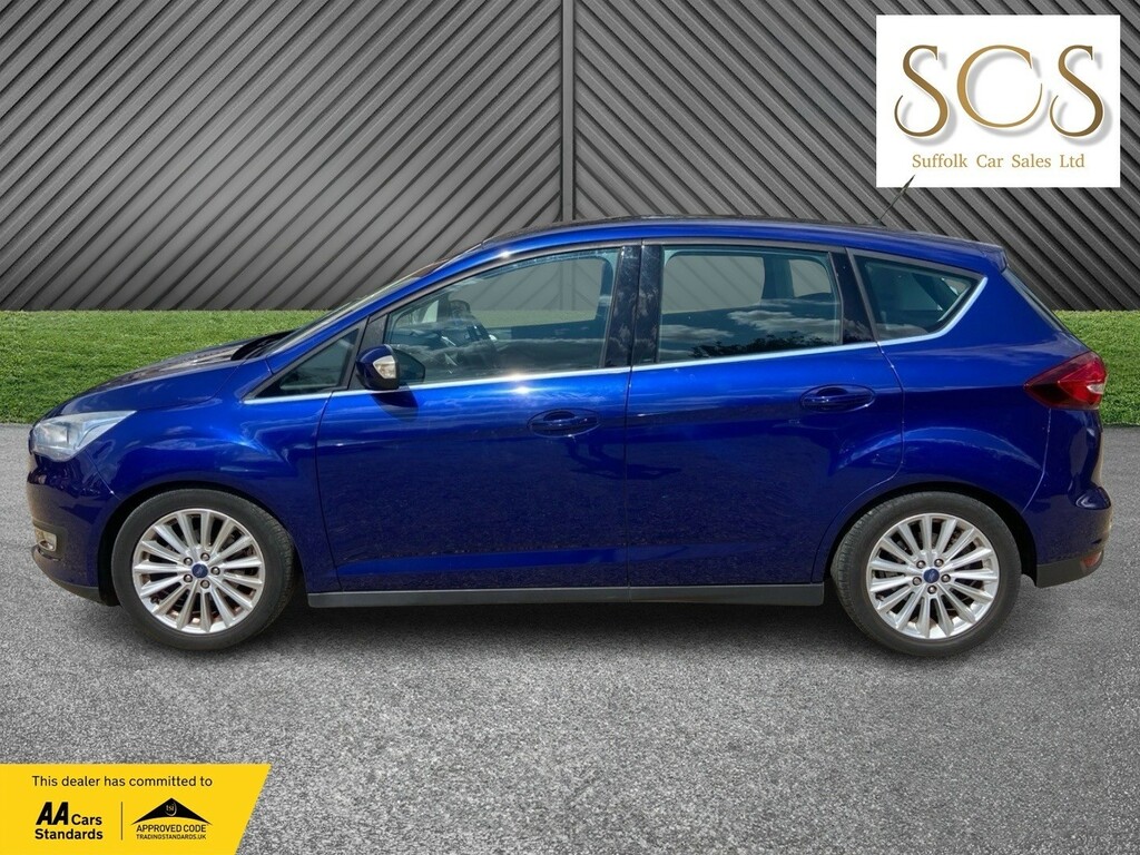 Ford C-Max Mpv 1.0 T Ecoboost Titanium 201666 CV66ZWM Blue #4