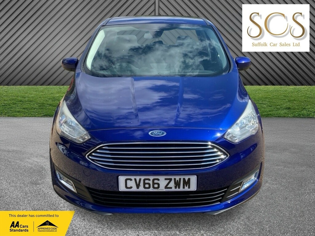 Ford C-Max Mpv 1.0 T Ecoboost Titanium 201666 CV66ZWM Blue #2