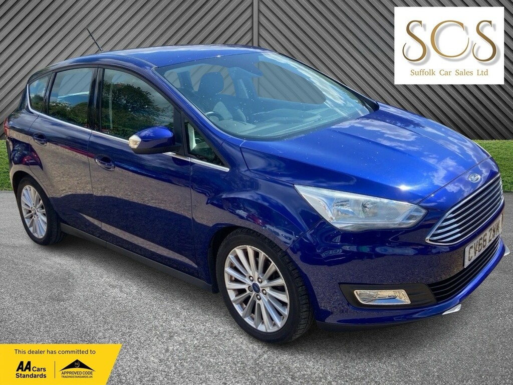 Ford C-Max Mpv 1.0 T Ecoboost Titanium 201666 CV66ZWM Blue