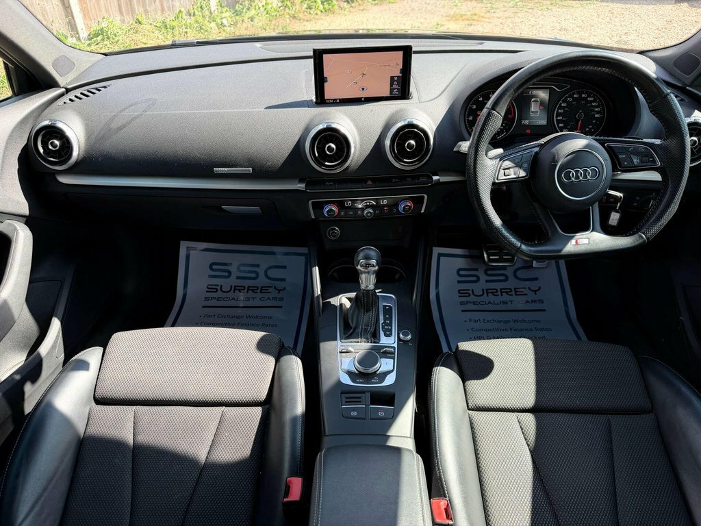Audi A3 2.0 Tfsi Black Edition Sportback S Tronic Quattro Blue #37