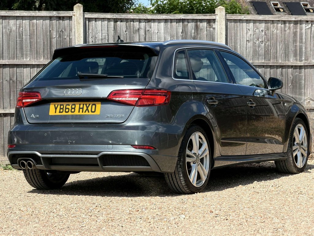 Audi A3 2.0 Tfsi Black Edition Sportback S Tronic Quattro Blue #3
