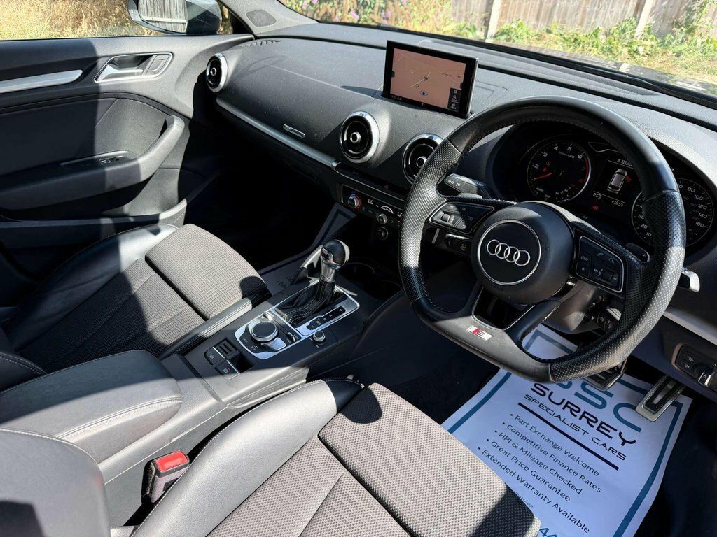 Audi A3 2.0 Tfsi Black Edition Sportback S Tronic Quattro Blue #5