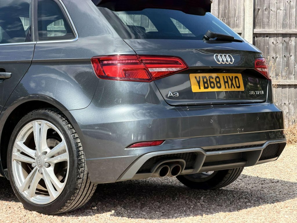 Audi A3 2.0 Tfsi Black Edition Sportback S Tronic Quattro Blue #22