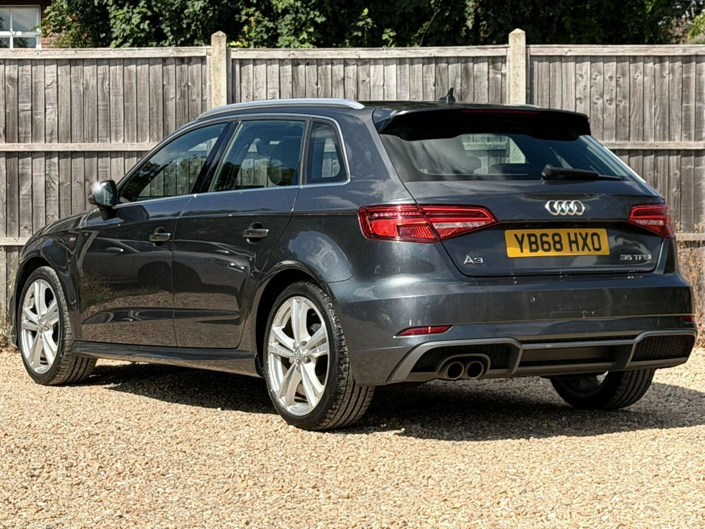 Audi A3 2.0 Tfsi Black Edition Sportback S Tronic Quattro Blue #4