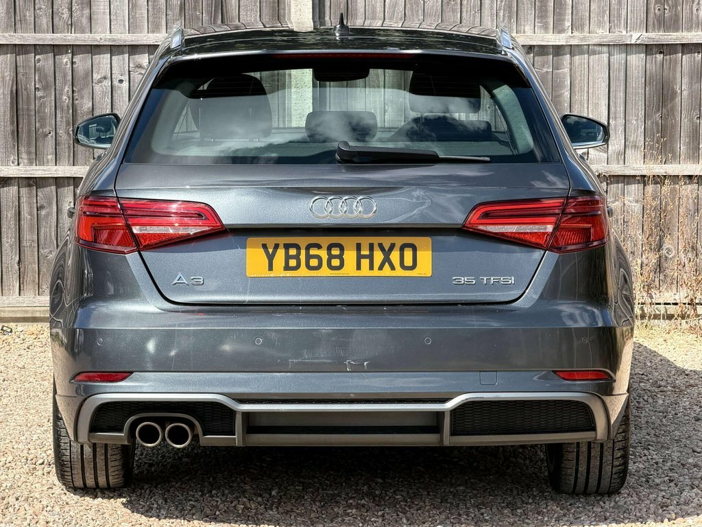 Audi A3 2.0 Tfsi Black Edition Sportback S Tronic Quattro Blue #12