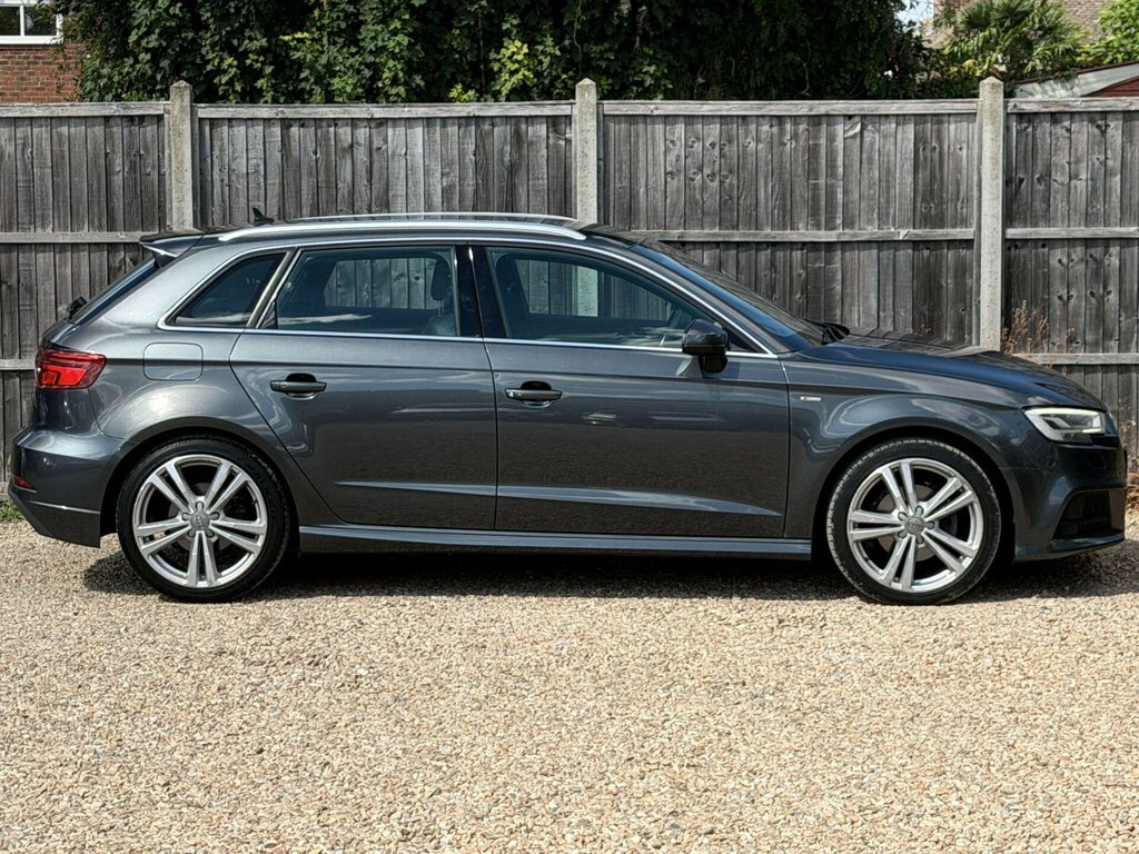 Audi A3 2.0 Tfsi Black Edition Sportback S Tronic Quattro Blue #14