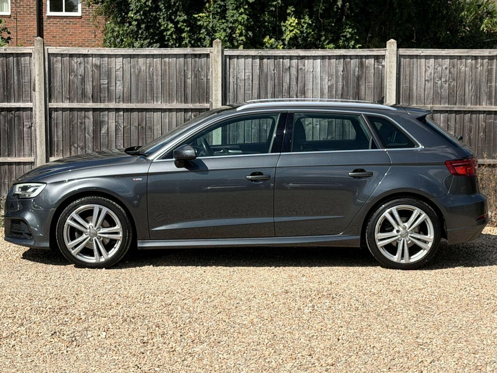 Audi A3 2.0 Tfsi Black Edition Sportback S Tronic Quattro Blue #13