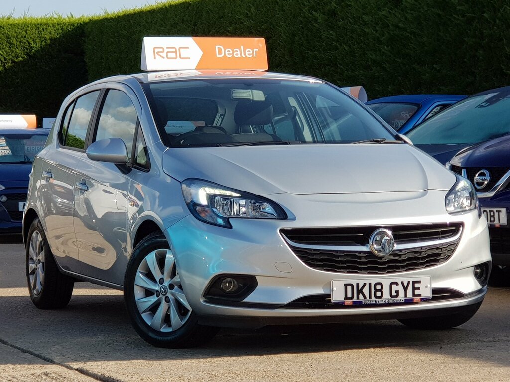 Vauxhall Corsa 1.4I Ecotec Design - - Only 44,000 Miles DK18GYE Silver