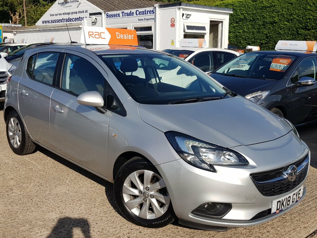Vauxhall Corsa 1.4I Ecotec Design - - Only 44,000 Miles DK18GYE Silver #2