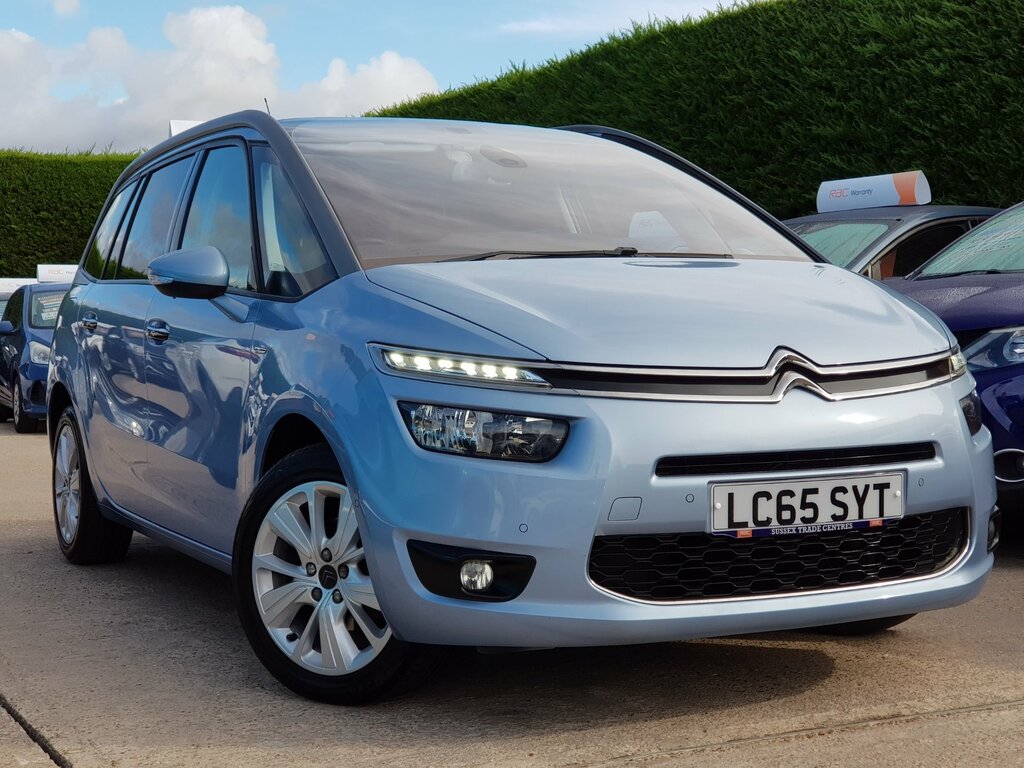 Citroen Grand C4 Picasso 1.6 Bluehdi Exclusive7 Seater - Sat Nav - Pan Roo Blue