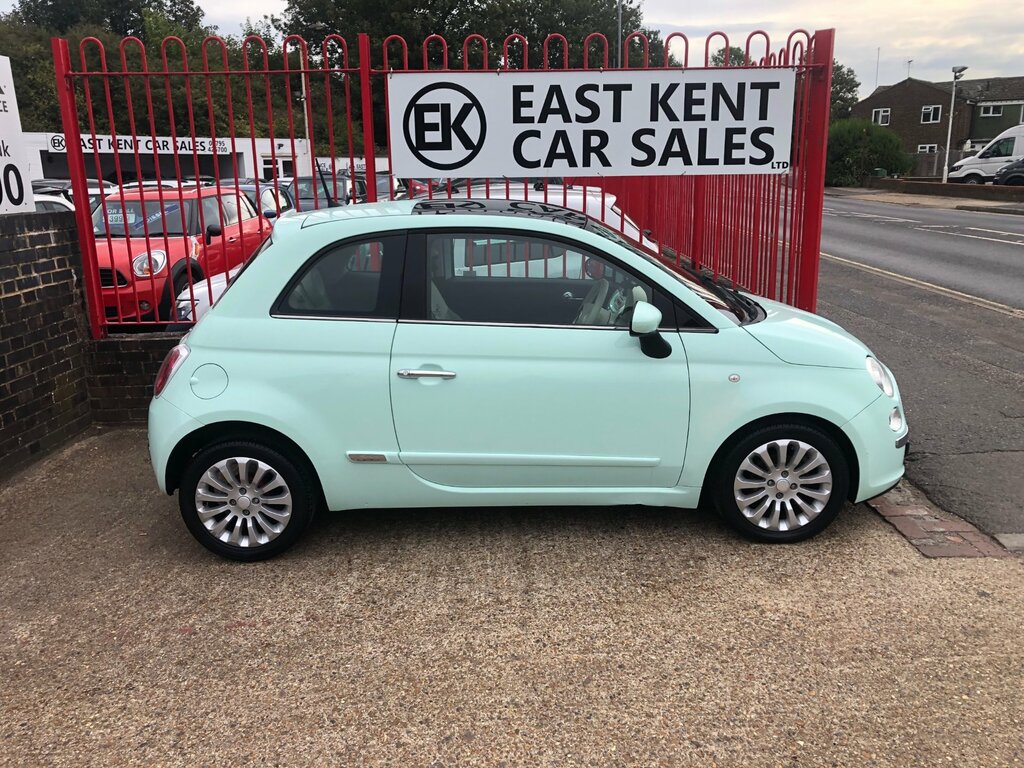 Fiat 500 1.2 Lounge Hatchback Euro 6 Ss Green #5