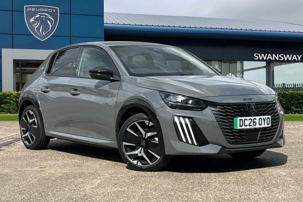 Peugeot e-208 51Kwh Gt 7.4Kw Charger Grey