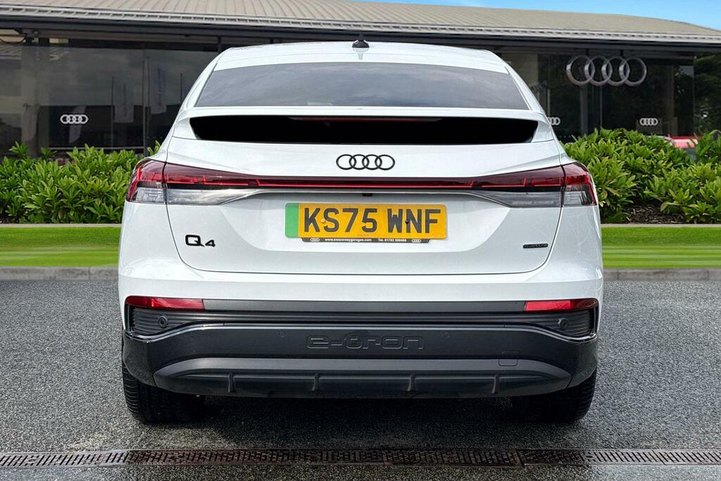 Audi Q4 E Tron Q4 Sportback Black Edition 45 E-tron Quattro 210,0 KS75WNF White #4