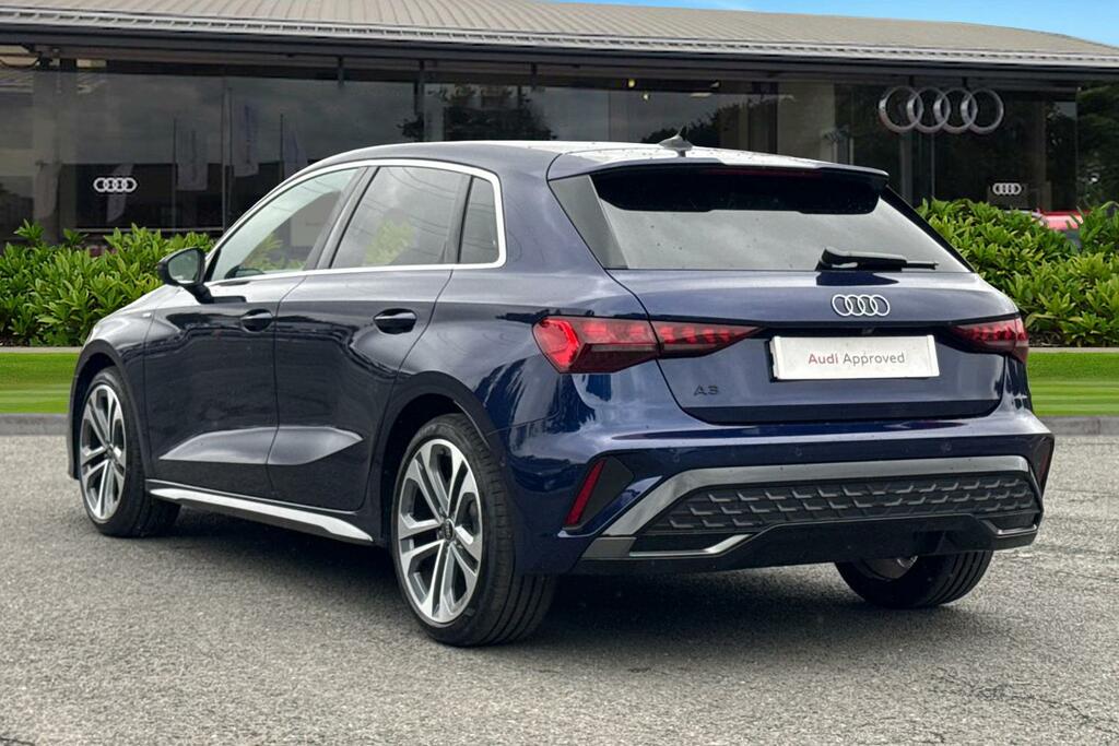 Audi A3 S Line Tfsi 116 Ps S Tronic DA75ZNL Blue #2