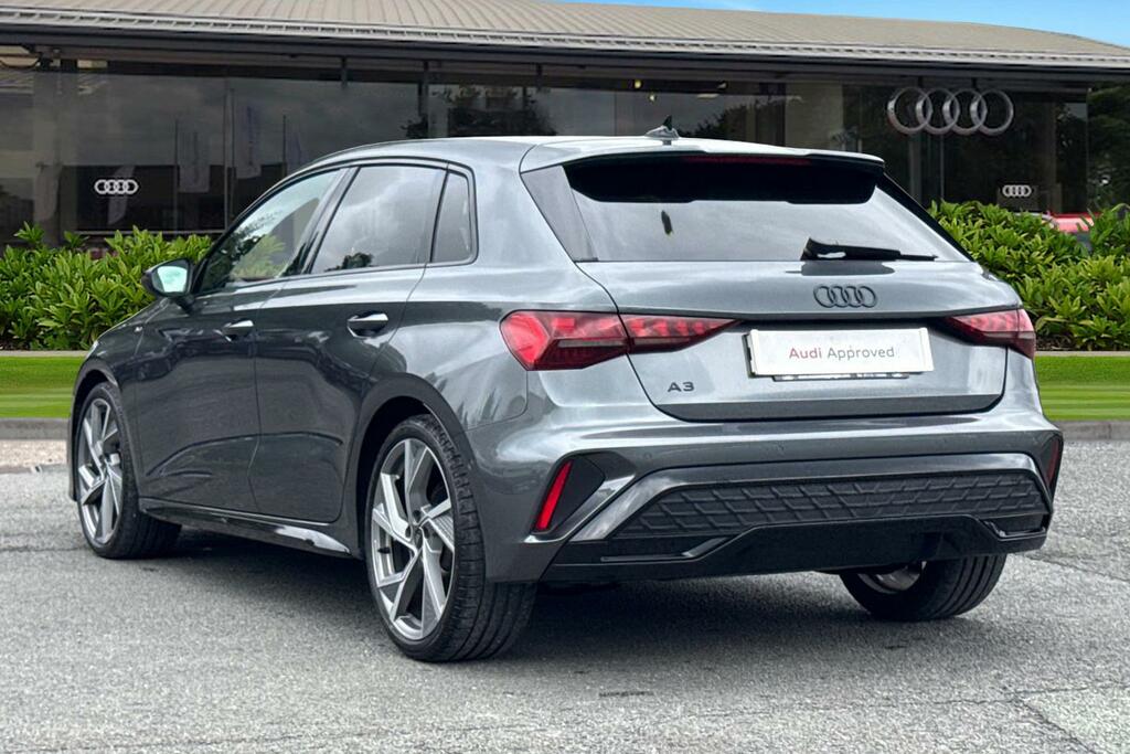 Audi A3 1.5 Tfsi 150 Black Edition S Tronic KN75JHL Grey #2