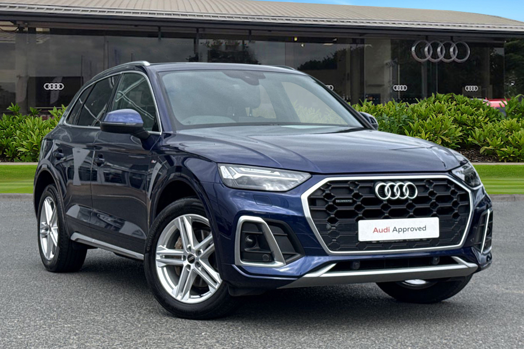 Audi Q5 S Line 40 Tdi Quattro 204 Ps S Tronic Blue