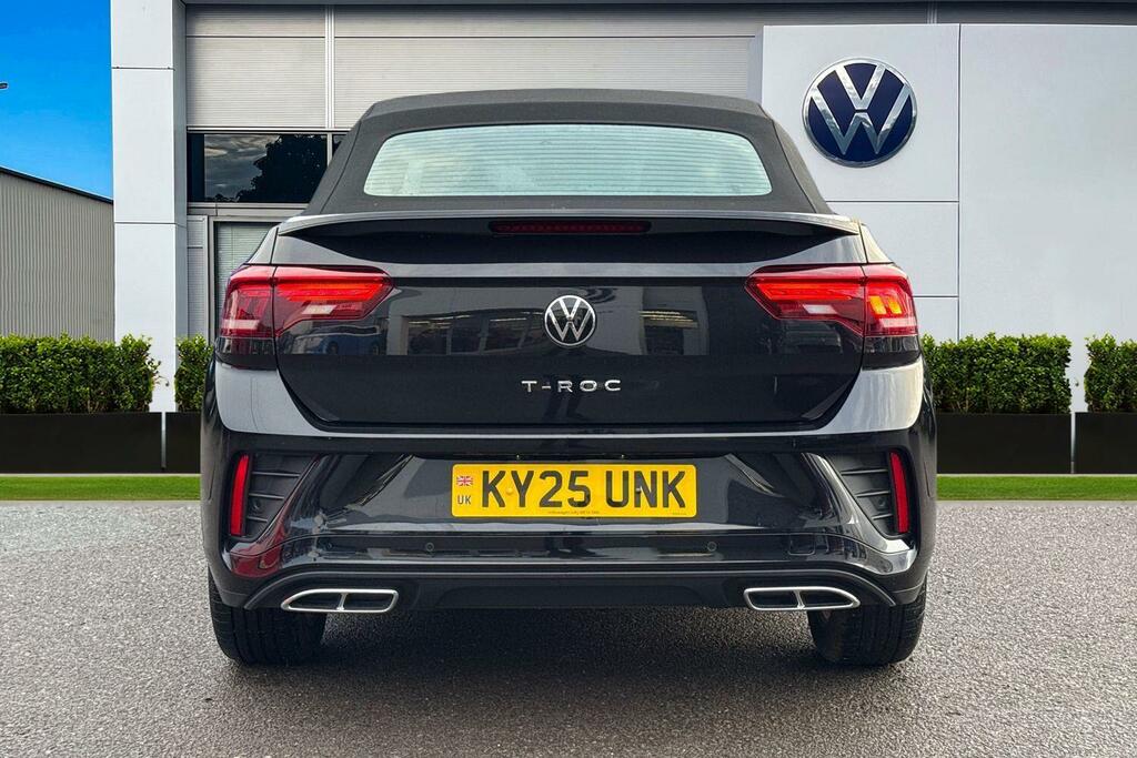 Volkswagen T-Roc 1.5 Tsi R-line Convertible Dsg 2Wd Euro KY25UNK Black #4