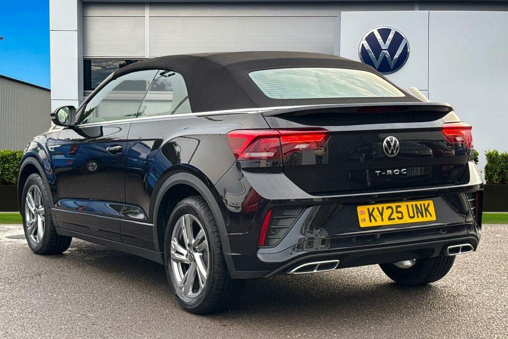 Volkswagen T-Roc 1.5 Tsi R-line Convertible Dsg 2Wd Euro KY25UNK Black #2