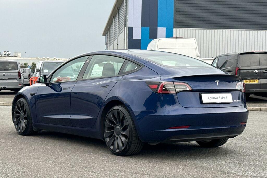 Tesla Model 3 Performance Awd Performance Upgrade Blue #2