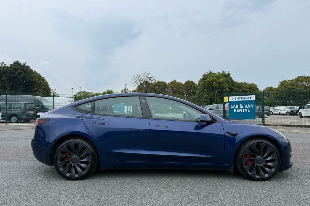 Tesla Model 3 Performance Awd Performance Upgrade Blue #3