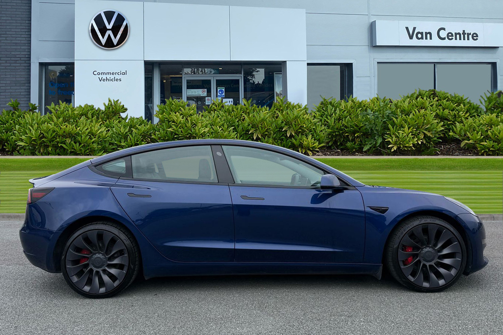 Tesla Model 3 Performance Awd Performance Upgrade Blue #3