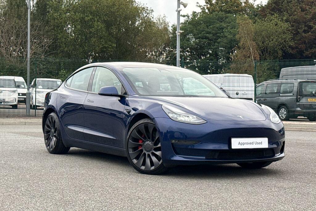 Tesla Model 3 Performance Awd Performance Upgrade Blue