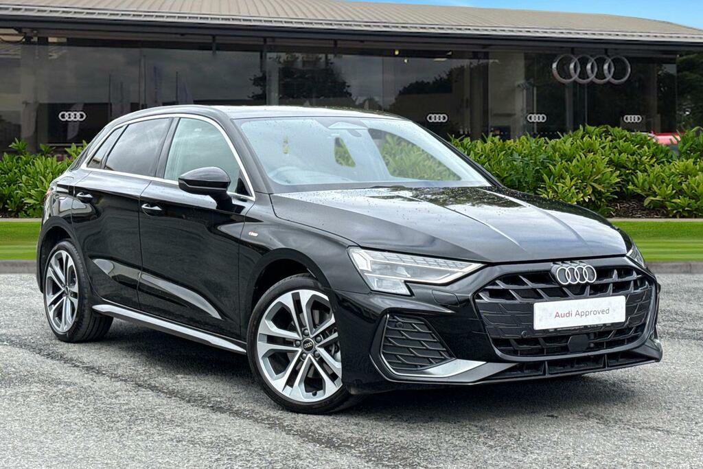Audi A3 S Line Tfsi E 204 Ps S Tronic YY75FKU Black