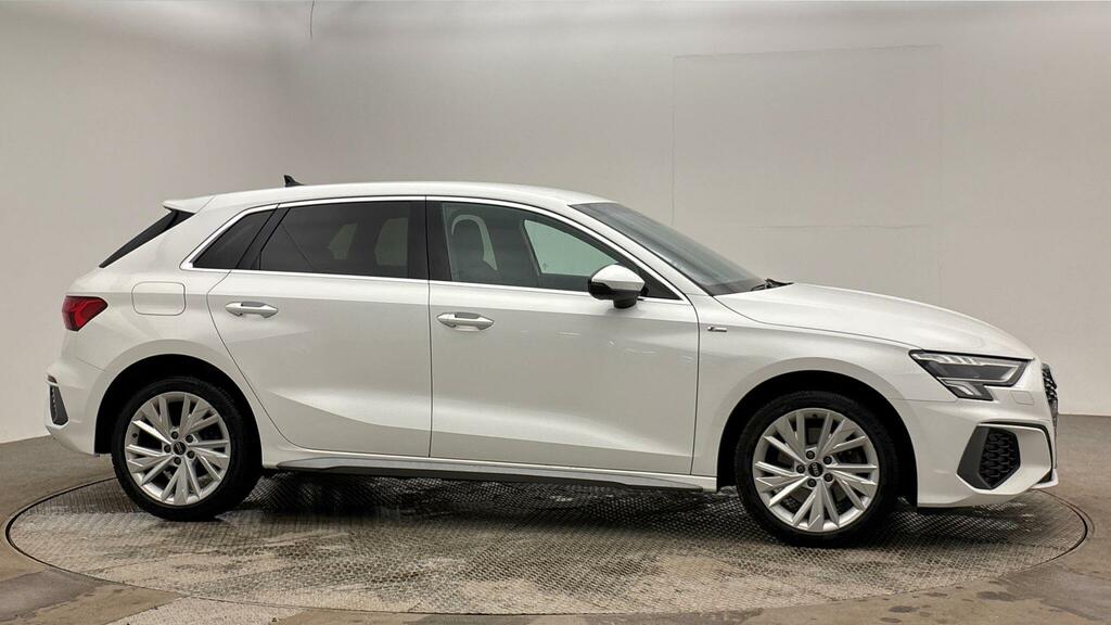 Audi A3 S Line 40 Tfsi E 204 Ps S Tronic NJ23HCU White #3