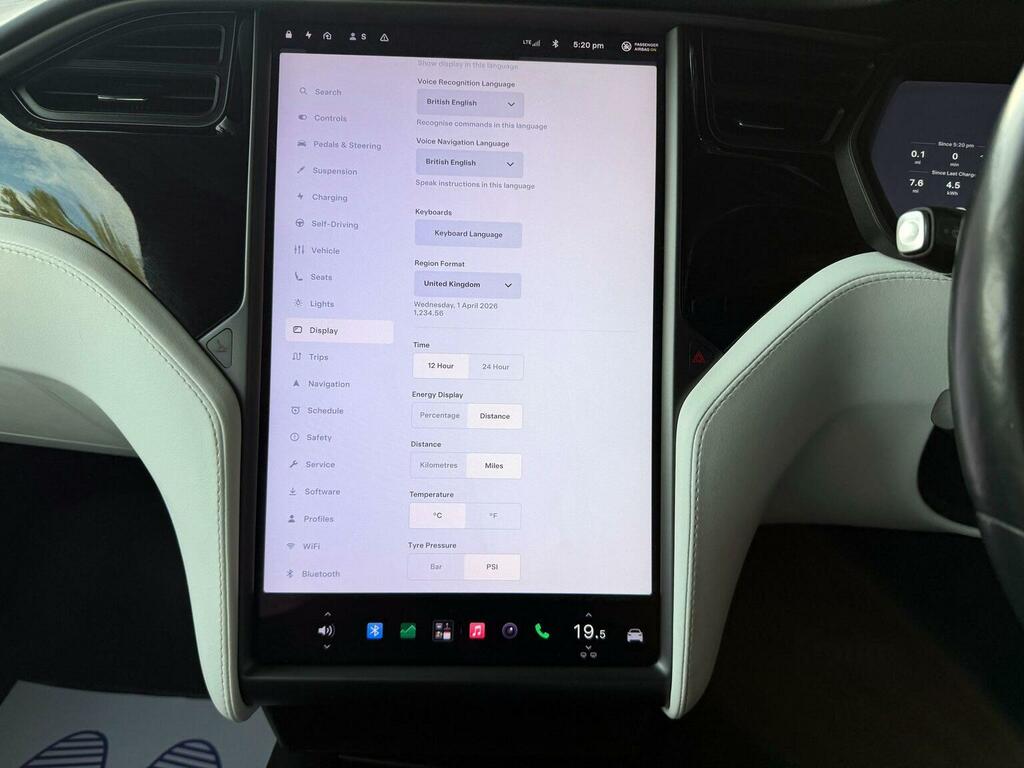 Tesla Model X Long Range Awd 7 White #34