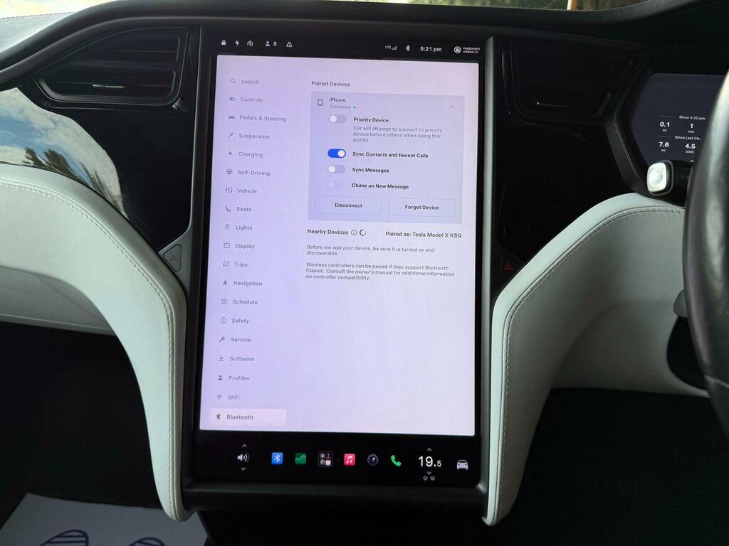 Tesla Model X Long Range Awd 7 White #44