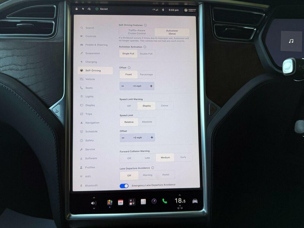 Tesla Model X 75D Silver #28