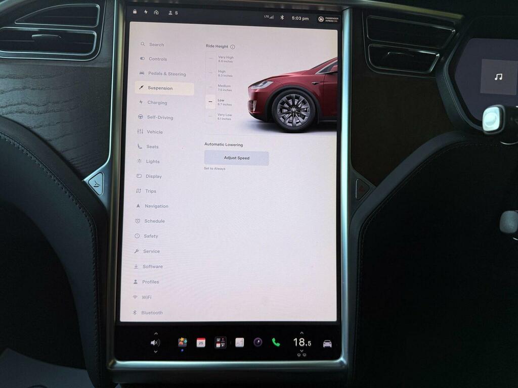 Tesla Model X 75D Silver #25