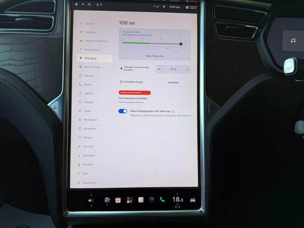 Tesla Model X 75D Silver #26