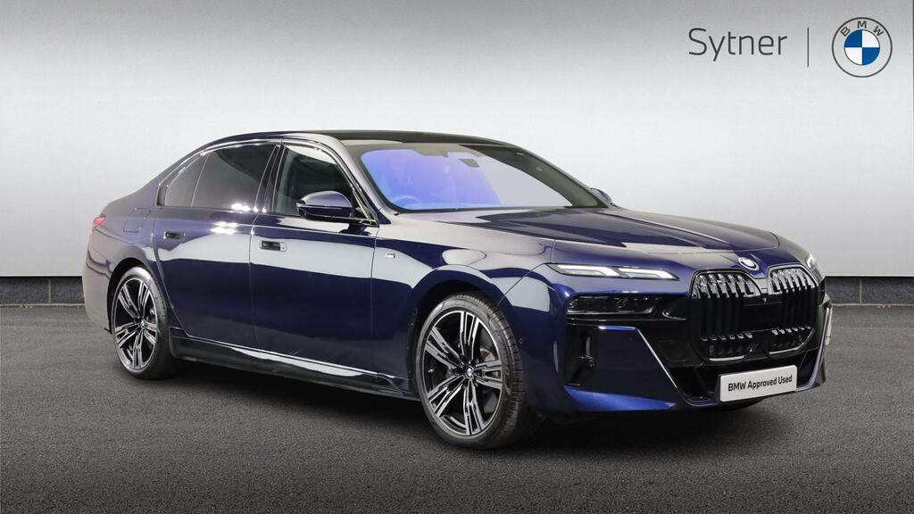 BMW 7 Series 750E Xdrive M Sport Blue