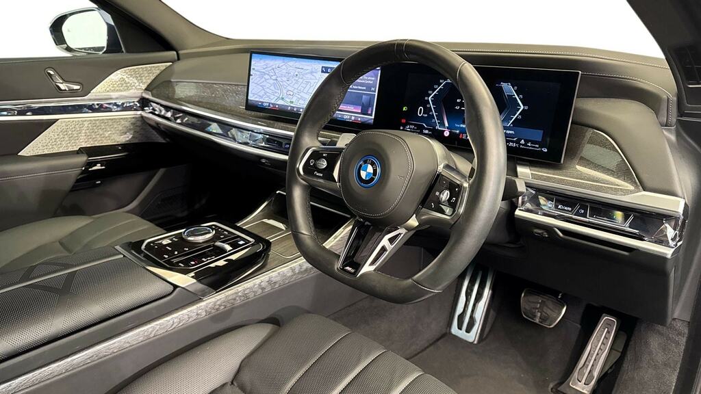 BMW 7 Series 750E Xdrive M Sport Blue #6