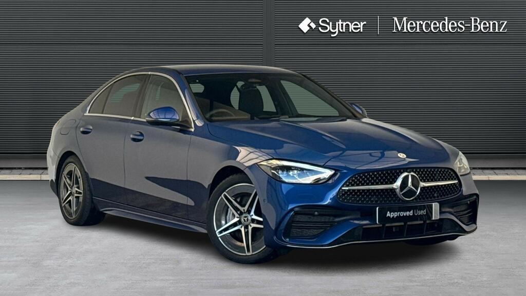 Mercedes-Benz C Class C200 Amg Line 9G-tronic Blue