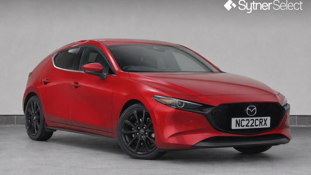 Mazda 3 2.0 E-skyactiv X Mhev 186 Gt Sport Tech NC22CRX Red