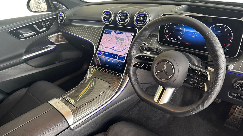 Mercedes-Benz C Class C300 Amg Line Premium Plus 9G-tronic KW75WUK Black #3