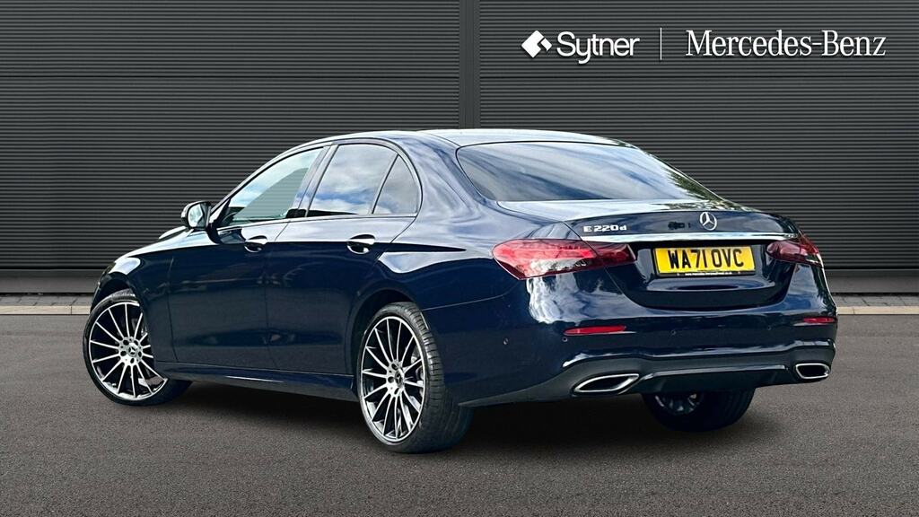 Mercedes-Benz E Class E220d Amg Line Night Edition Prem 9G-tronic WA71OVC Blue #2