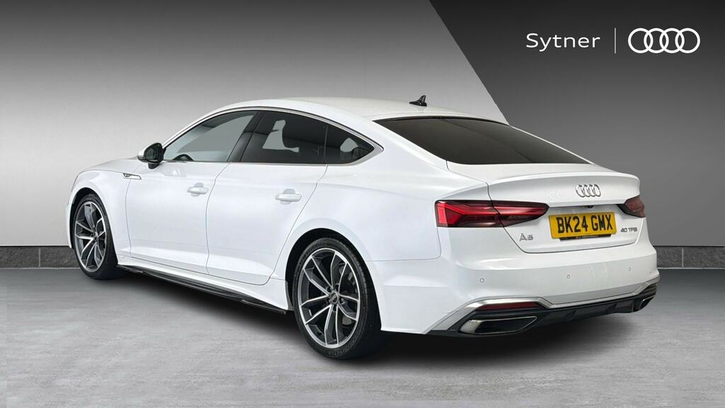 Audi A5 40 Tfsi 204 S Line S Tronic BK24GMX White #3