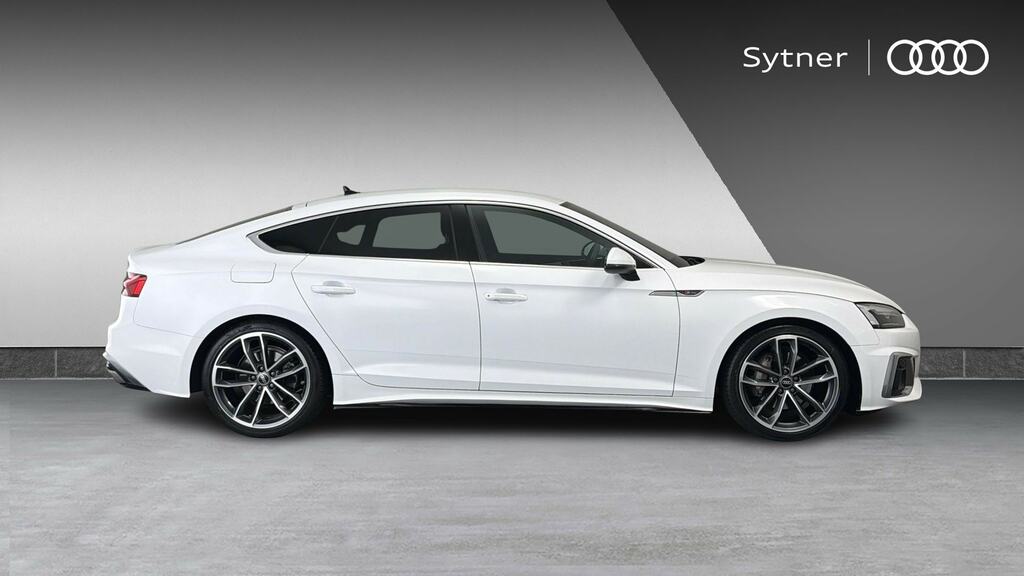 Audi A5 40 Tfsi 204 S Line S Tronic BK24GMX White #4