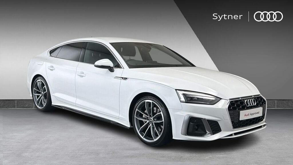 Audi A5 40 Tfsi 204 S Line S Tronic BK24GMX White