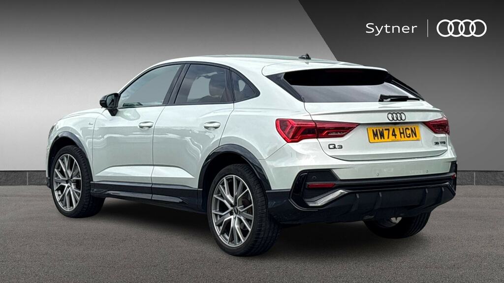 Audi Q3 35 Tfsi Black Edition S Tronic Tech Pack MW74HGN Silver #3